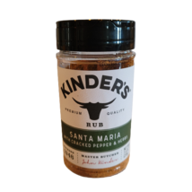 Kinder&#39;s Santa Maria with Cracked Pepper &amp; Herbs Seasoning  7.6 oz BBQ Spice  - £11.74 GBP