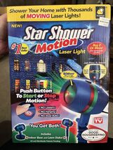 Star Shower Motion Laser Light Projector Holiday Indoor / Outdoor *READ ... - $303.29 MXN