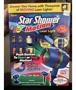 Star Shower Motion Laser Light Projector Holiday Indoor / Outdoor *READ ... - $16.34