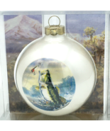 JAMES HAUTMAN bass fishing Christmas tree ball ornament - NEW Wildlife S... - £14.15 GBP