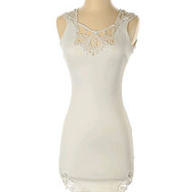 DRESS THE POPULATION Pearl White Cocktail Dress XS - £39.10 GBP