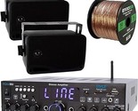 Pyle Wireless Bluetooth Stereo Amplifier-Multi-Channel 200W Amplifier Ho... - $202.99