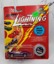 Johnny Lightning The Challengers Custom Spoiler Purple Diecast 1/64 Scale - £4.66 GBP