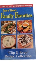 2002 Taste of Home Family Favorites Clip &amp; Keep Recipe Cards Collection Cookbook - £9.46 GBP