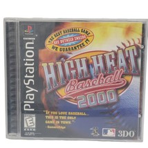 PlayStation : High Heat Baseball 2000 VideoGames Black Label PS1 PSONE CIB - £11.86 GBP