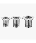 Hair Catcher Shower Drain, Bathtub Drain Cover, Deep Stainless Steel, 3-... - $52.93 CAD