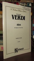 Verdi, Giuseppe AIDA An Opera in Four Acts, Chorus Score Vintage Copy - £48.22 GBP