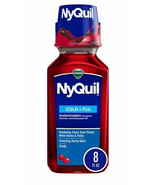 Vicks Nyquil Cold &amp; Flu Relief Liquid, Cherry Flavor 8 oz / exp 09/2025 - $244.84 MXN