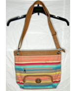 Relic Erica Colorful Striped Crossbody Purse U216 - £19.05 GBP