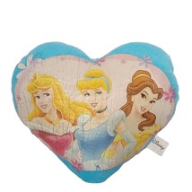 Disney Princess Pillow Plush Cinderella Belle Stuffed Pillow 10&quot; - £17.36 GBP