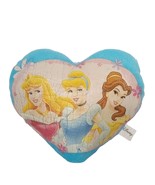 Disney Princess Pillow Plush Cinderella Belle Stuffed Pillow 10&quot; - £17.12 GBP