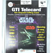 Star Wars Telecard 1997 X-Wing Fighter GTI Prepaid Expired Calling New Sealed  - £15.17 GBP