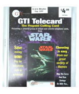 Star Wars Telecard 1997 X-Wing Fighter GTI Prepaid Expired Calling New S... - £15.29 GBP