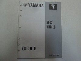 Yamaha Marine Model Guide 2002 Models 90894-62970-68 Factory OEM - $9.88