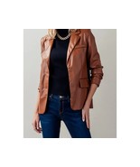 Sofia Jeans Women&#39;s Faux Leather Single Breasted Blazer S (4-6) - $41.62 CAD
