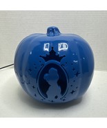 Disney Princess Cinderella Light up Blue Pumpkin Plastic For Halloween G... - $20.00