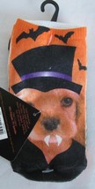 High Point Design Set of 2 Pair Two Halloween Socks Cat Dog Size 6-8.5 - £7.43 GBP