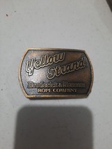YELLOW STRAND ROPE COMPANY Collectible Belt Buckle - Broderick &amp; Bascom ... - $8.89