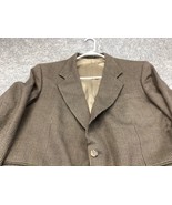 Oscar de la Renta Blazer Mens 42 s Houndstooth Sport Coat Suit Jacket Tweed - $19.79