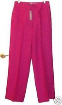 NEW Ellen Tracy Linen Pants~Slacks~Size 8~Retail Price $228.00~Gorgeous~NWT - £50.13 GBP