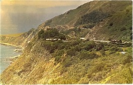 Lucia Coast, Big Sur, Hearst Castle, San Simeon, California, vintage post card - £8.96 GBP