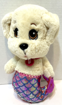 Mattel Barbie Dreamtopia Mermaid Mer Honey Puppy Plush Dog Glitter 10 in - £7.58 GBP