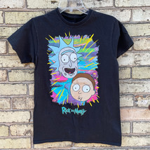 Rick and Morty Adult Swim TV Show Ripple Junction Black T-Shirt Adult Si... - £8.50 GBP