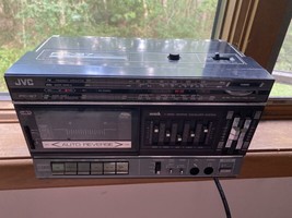 Vintage 1980s JVC PC-37J Boombox Cassette, No Speakers, Tuner works - £39.52 GBP