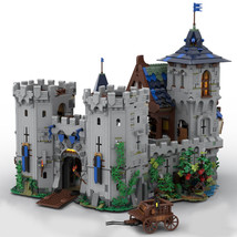 Black Falcon&#39;s Fortress Model Building Blocks Set Classic Castle MOC Bricks Toys - £589.96 GBP