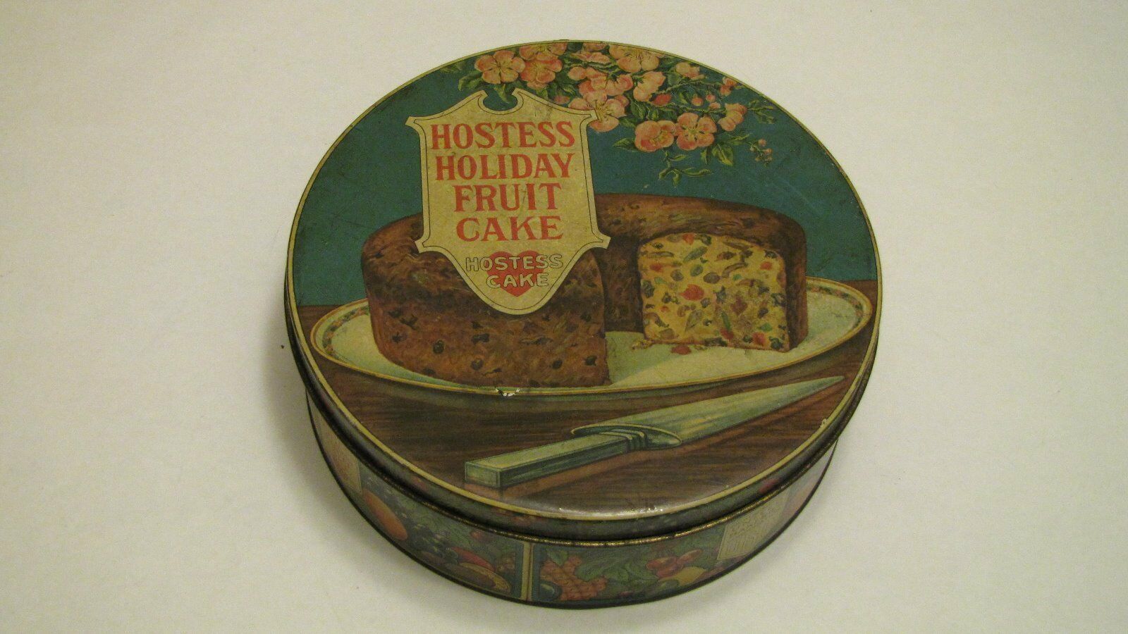 Hostess (United Bakeries Corp - Became Continental Baking) Fruit Cake Tin v.1 - $125.00