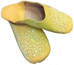 Terrapin Trading Fair Trade Ladies Moroccan Babouche Traditional Leather Slipper - £22.81 GBP+