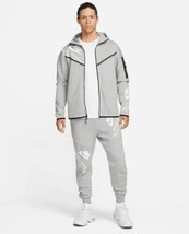 Nike Tech Fleece Graphic Full-Zip Hoodie DM6474-063 Men’s Size L - £149.36 GBP