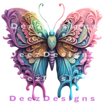 Colorful Butterfly Art Picture  - $1.99