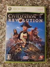 Xbox 360 Sid Meier&#39;s Civilization Revolution Japanese Version, Ships From U.S. - £32.84 GBP