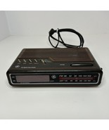 Vintage GE General Electric FM/AM Electronic Digital Clock Radio Working... - $23.63