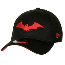 The Batman Movie Logo New Era 39Thirty Fitted Hat Black - £34.69 GBP