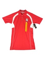 NWT Champion NC STATE Men&#39;s S Athletic Performance Red Polo Shirt Wolfpa... - $548.55 MXN