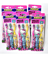 6 Packs Of 3 Hello Kitty Firefly Soft Bristle Kids Toothbrush - $35.82 CAD