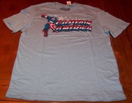 Vintage Satyle Captain America Marvel Comics T-Shirt Mens Small New The Avengers - £15.87 GBP
