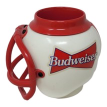 Football Helmet Budweiser Mug cup can holder 1992 Team USA red &amp; white Koozie - £10.25 GBP