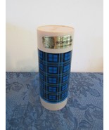 Vintage Aladdin&#39;s Brown Bagger Food Thermos Bottle Quart Blue Plaid  - $39.41 CAD