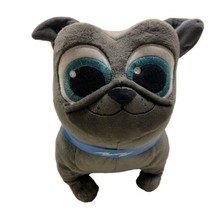 Disney Store Bingo Puppy Dog Pals Bulldog 10&quot; Grey Plush Toy Stuffed  EUC  - £8.31 GBP