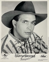 GARTH BROOKS SIGNED Autographed 8x10 PHOTO Promotional 1989 To Shane JSA... - $249.99