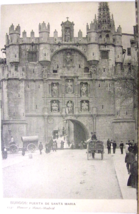 Burgos: Puerta de Santa Maria-Hauser y Menet. Madrid Postcard #134 - $4.95