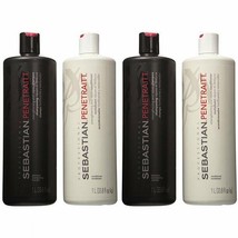 Sebastian Penetraitt Strengthening&amp;Repair Shampoo 2PC&amp; Conditioner 2PC 33.8 DUO - £58.21 GBP