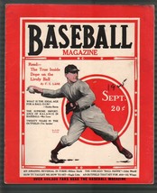 Baseball Magazine 9/1925-Max Carey-Jim Bottonley-MLB-pix-info-FN - £145.24 GBP