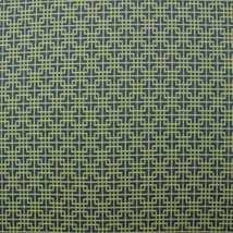 P Kaufmann Locked Bluegrass Geometric Squares Jacquard Fabric By Yard 54"W - £11.44 GBP