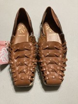 Sam &amp; Libby Asha espadrilles Saddle Womens Size 8.5 Brown - $17.23