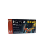 OTC- No-Spa Forte 80mg, 24 tablets, Pain, Urinary tract, Digestive system - $437.90 MXN