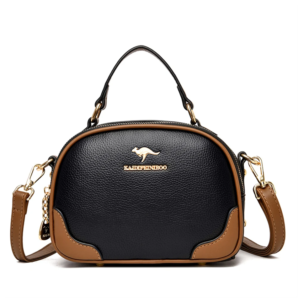 Multifunction Luxury Designer Handbag Purse Women Top-handle Bag Genuine... - $74.47